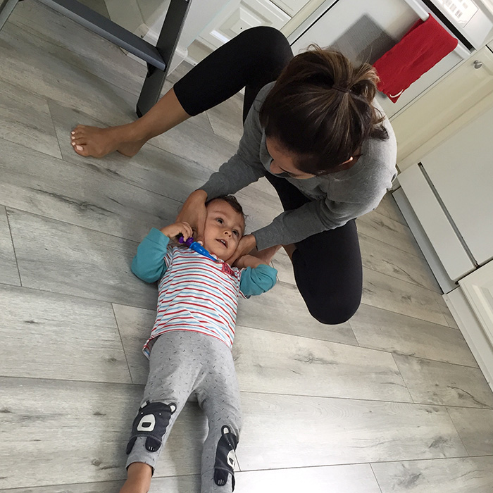 Dr Nona Adjusting Her Son Rayan